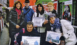 les 2 associations à la foire à la brocante