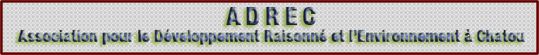 ADREC Association pour le Développement raisonné et l'Environnement à Chatou